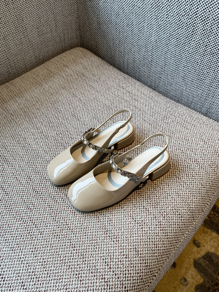 Chunky Heeled Open-Toe Sandals for Women - Summer 2025 Vintage Fairy Style Mary Jane Backless Flats Chunky Heeled Open-Toe Sandals for Women - Summer 2025 Vintage Fairy Style Mary Jane Backless Flats