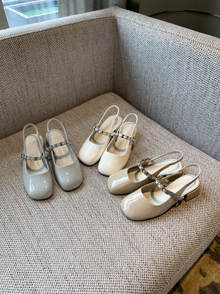 Chunky Heeled Open-Toe Sandals for Women - Summer 2025 Vintage Fairy Style Mary Jane Backless Flats Chunky Heeled Open-Toe Sandals for Women - Summer 2025 Vintage Fairy Style Mary Jane Backless Flats