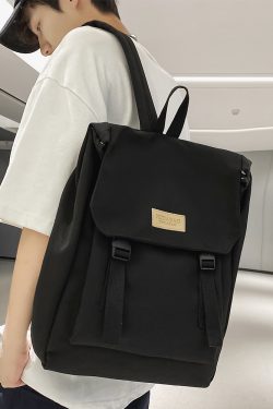 Classic Black Double Shoulder Backpack for Women - Versatile Casual Laptop Bag for Sports and Outdoor Activities