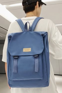 Classic Black Double Shoulder Backpack for Women - Versatile Casual Laptop Bag for Sports and Outdoor Activities