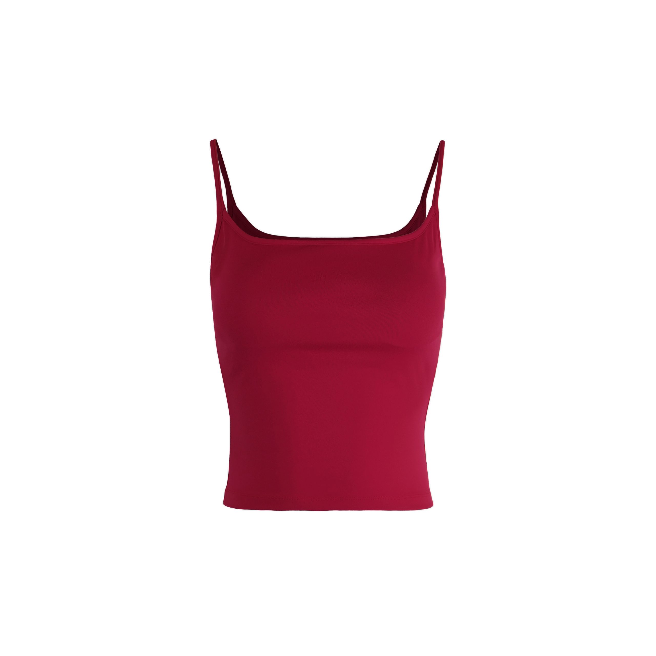 Classic Padded Strap Tank Top with Double-Layer Design for Slim Fit and Side Breast Coverage - Perfect for Y2K and Everyday Style Classic Padded Strap Tank Top with Double-Layer Design for Slim Fit and Side Breast Coverage - Perfect for Y2K and Everyday Style