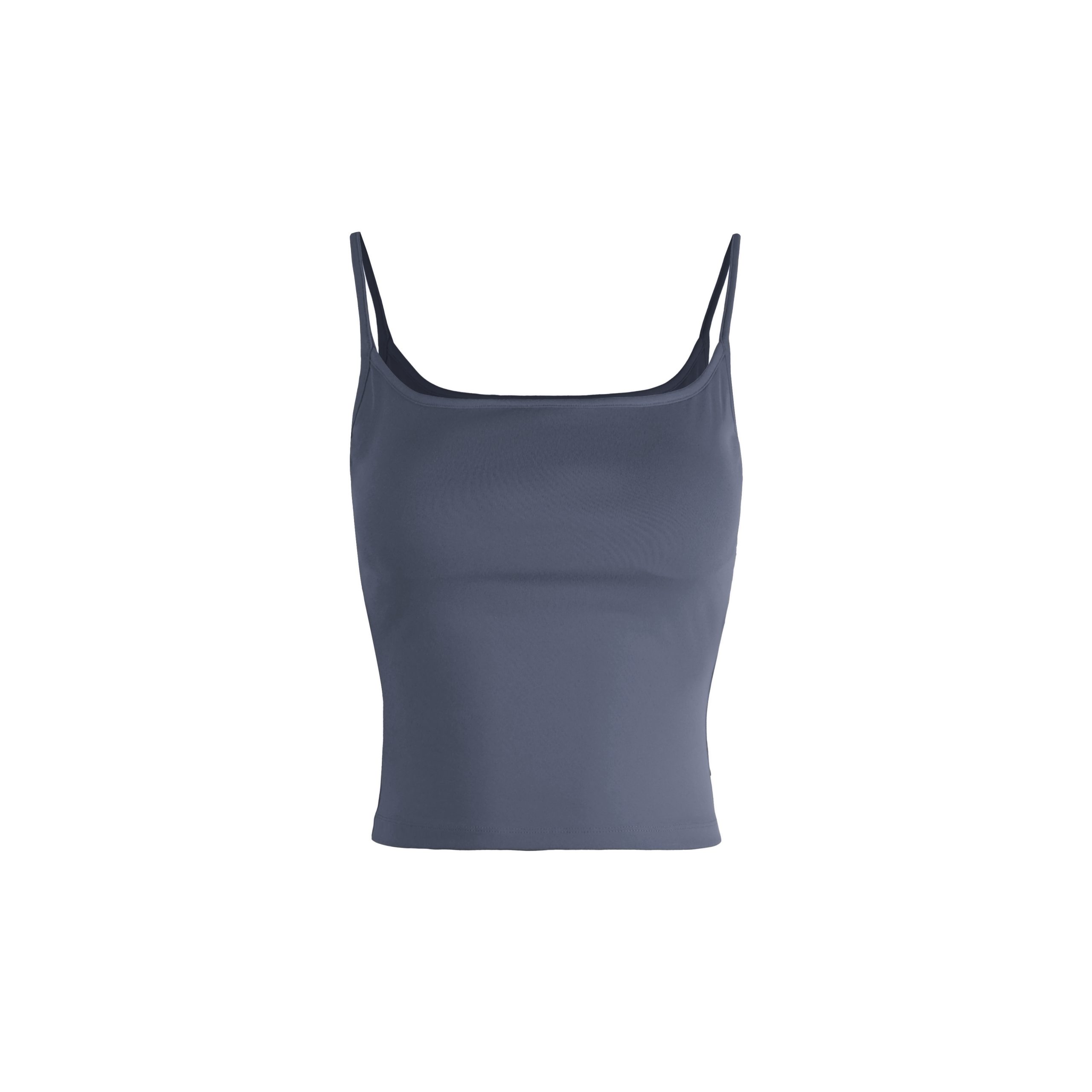 Classic Padded Strap Tank Top with Double-Layer Design for Slim Fit and Side Breast Coverage - Perfect for Y2K and Everyday Style Classic Padded Strap Tank Top with Double-Layer Design for Slim Fit and Side Breast Coverage - Perfect for Y2K and Everyday Style