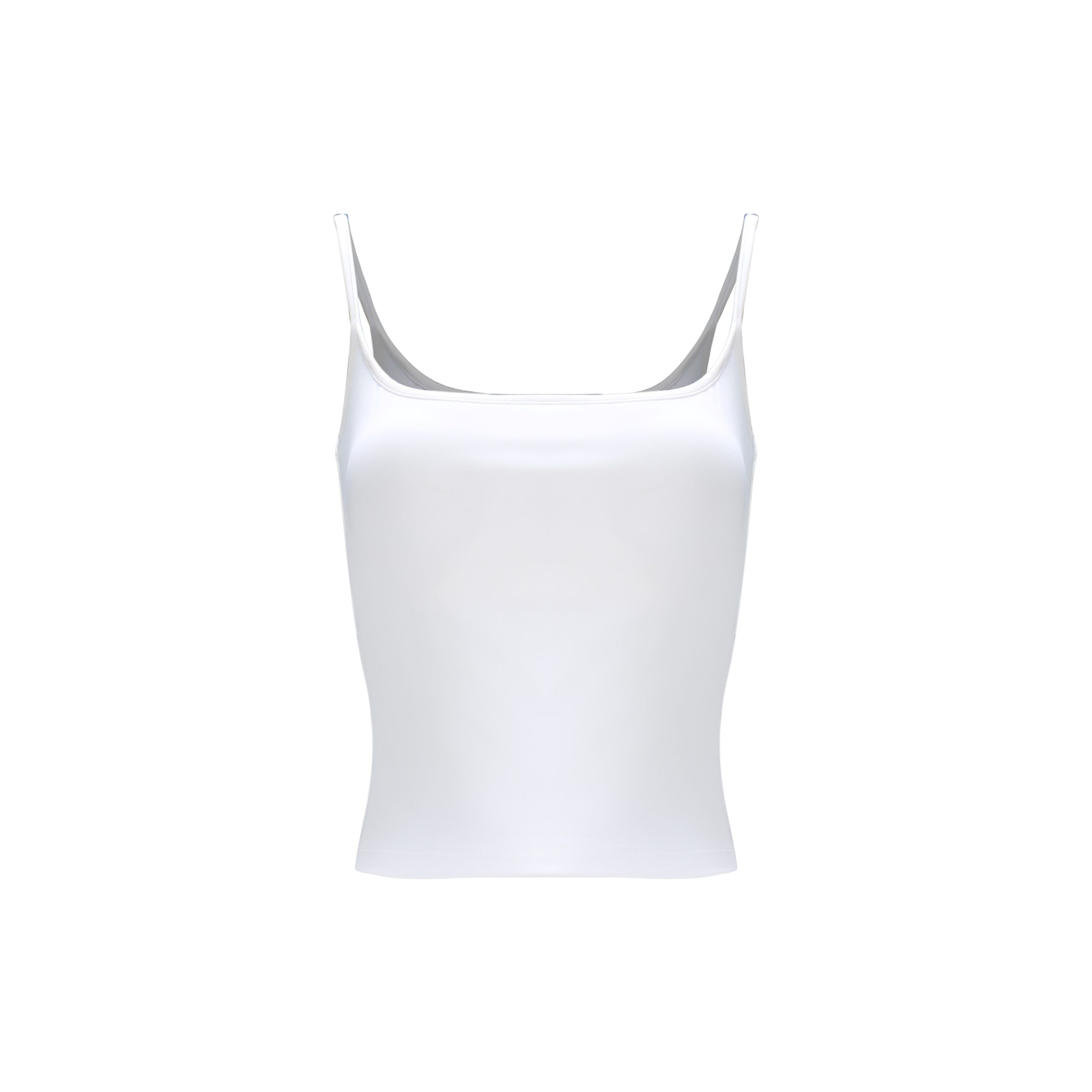 Classic Padded Strap Tank Top with Double-Layer Design for Slim Fit and Side Breast Coverage - Perfect for Y2K and Everyday Style Classic Padded Strap Tank Top with Double-Layer Design for Slim Fit and Side Breast Coverage - Perfect for Y2K and Everyday Style