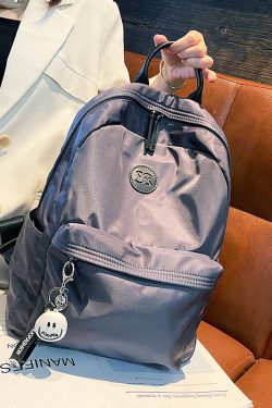 Classic Women's Oxford Cloth Water-Resistant Backpack - Lightweight Casual Travel Bag, Versatile Style for Everyday Use