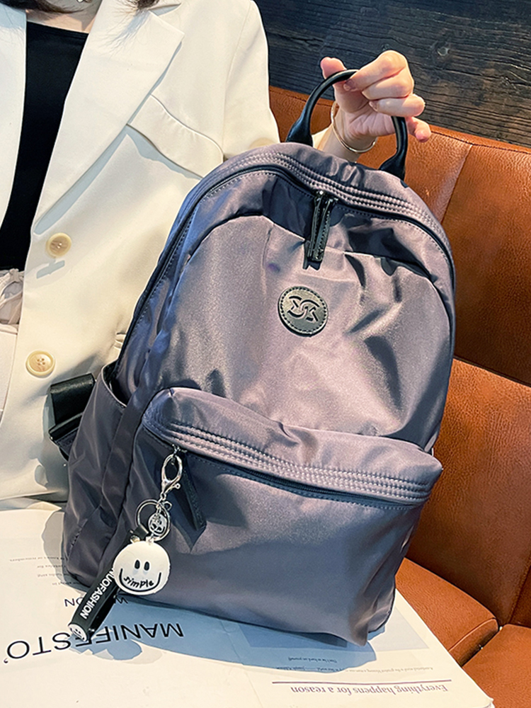 Classic Women's Oxford Cloth Water-Resistant Backpack - Lightweight Casual Travel Bag, Versatile Style for Everyday Use Classic Women's Oxford Cloth Water-Resistant Backpack - Lightweight Casual Travel Bag, Versatile Style for Everyday Use