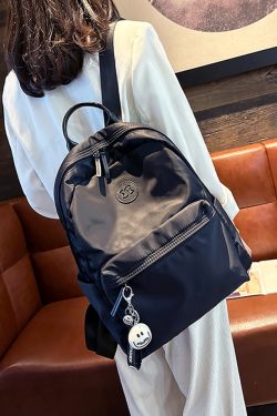 Classic Women's Oxford Cloth Water-Resistant Backpack - Lightweight Casual Travel Bag, Versatile Style for Everyday Use