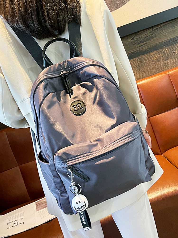 Classic Women's Oxford Cloth Water-Resistant Backpack - Lightweight Casual Travel Bag, Versatile Style for Everyday Use Classic Women's Oxford Cloth Water-Resistant Backpack - Lightweight Casual Travel Bag, Versatile Style for Everyday Use