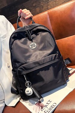 Classic Women's Oxford Cloth Water-Resistant Backpack - Lightweight Casual Travel Bag, Versatile Style for Everyday Use