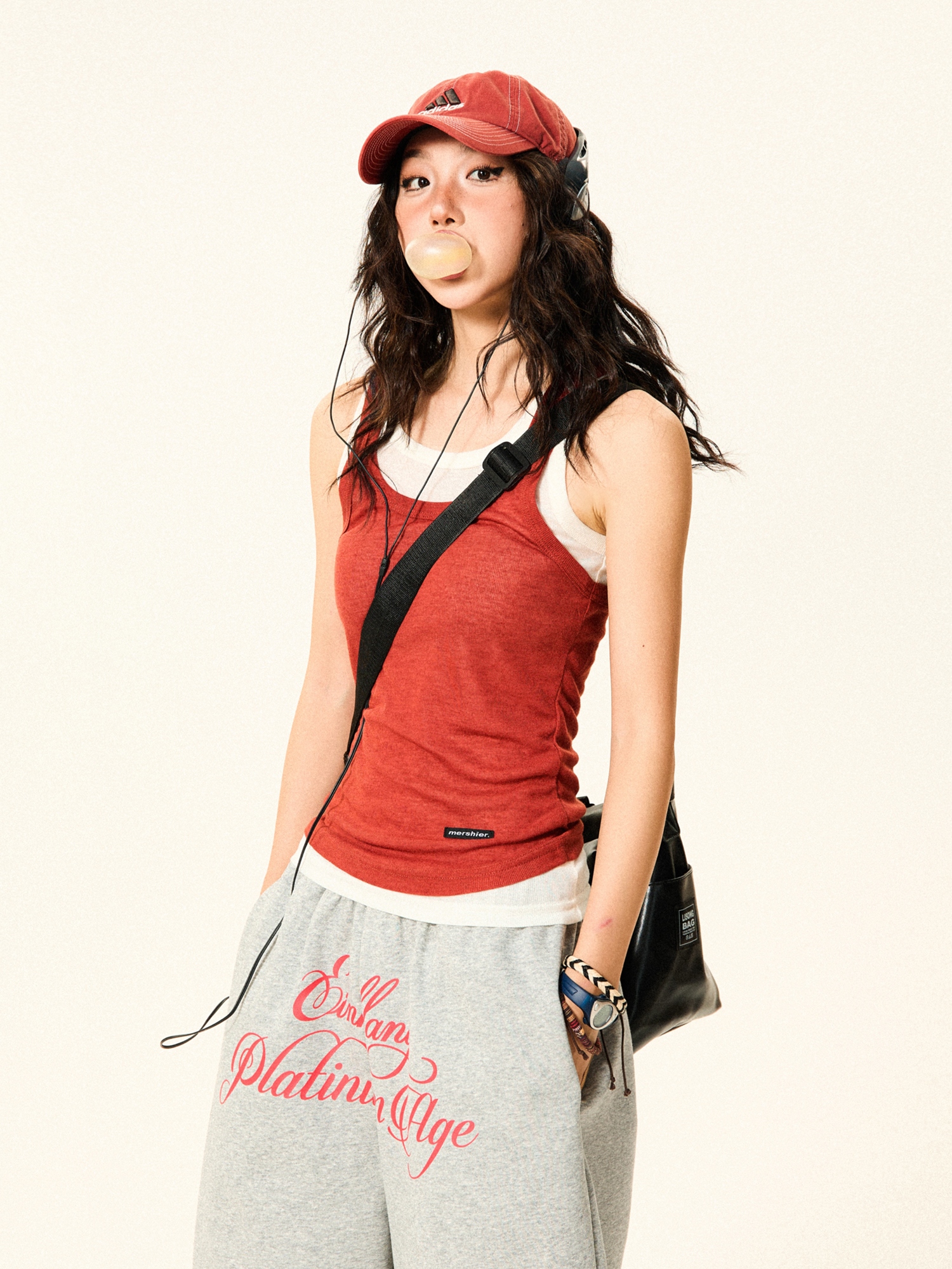 Color-Block Knitted Vest for Women - Spicy Girl American Style Slim-Fit Two-Piece Sports Top for Summer Color-Block Knitted Vest for Women - Spicy Girl American Style Slim-Fit Two-Piece Sports Top for Summer