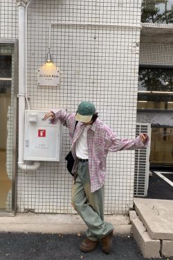 Color-Blocked Patchwork Plaid Long Sleeve Shirt Jacket for Men and Women - Retro Loose Casual Checkered Top for Spring, Summer, Autumn