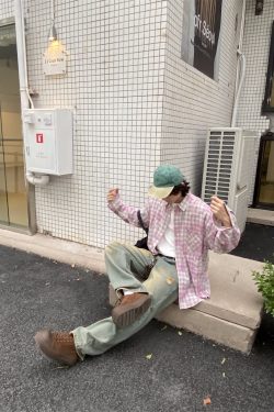 Color-Blocked Patchwork Plaid Long Sleeve Shirt Jacket for Men and Women - Retro Loose Casual Checkered Top for Spring, Summer, Autumn