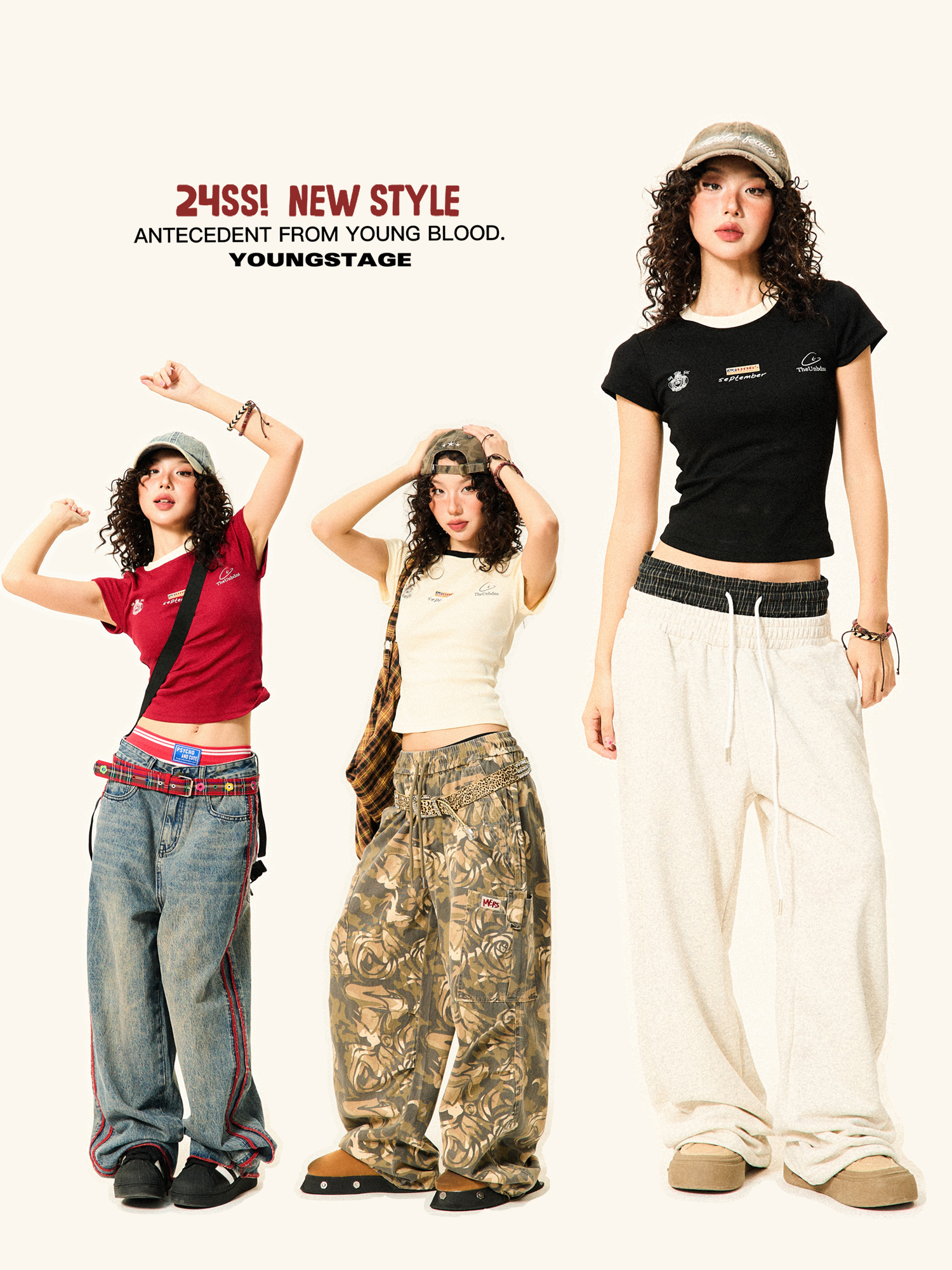 Color-Blocked Short Sleeve T-Shirt for Women - Retro Summer Slim-Fit Cropped Top, Casual 90s Sports Style Color-Blocked Short Sleeve T-Shirt for Women - Retro Summer Slim-Fit Cropped Top, Casual 90s Sports Style