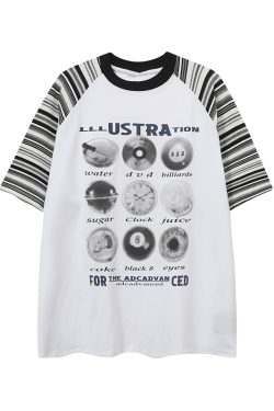 Color-Blocking Raglan Short Sleeve T-Shirt for Men and Women - Trendy Summer Couple Top, American Street Style Fashion