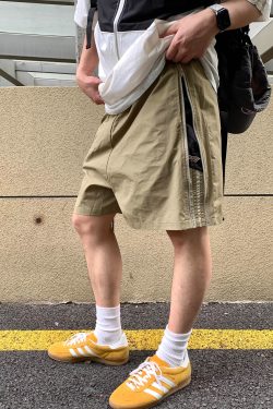 Colorful Striped Casual Shorts for Men and Women - Summer American Style, Quick-Drying Breathable Nylon, Loose-Fit Five-Point Design