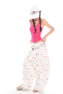 Colorful Summer Tank Top for Women - Slim Fit High-Quality Dopamine Movement Design, Trendy Casual Wear, Y2K Style