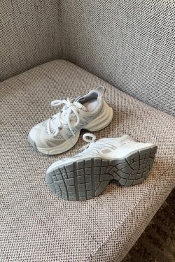 Colorful Thick-Soled Dad Shoes for Women - 2025 New Style Height-Increasing Mesh Casual Sports Sneakers