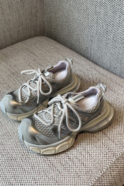 Colorful Thick-Soled Dad Shoes for Women - 2025 New Style Height-Increasing Mesh Casual Sports Sneakers