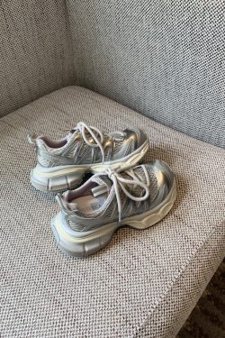 Colorful Thick-Soled Dad Shoes for Women - 2025 New Style Height-Increasing Mesh Casual Sports Sneakers