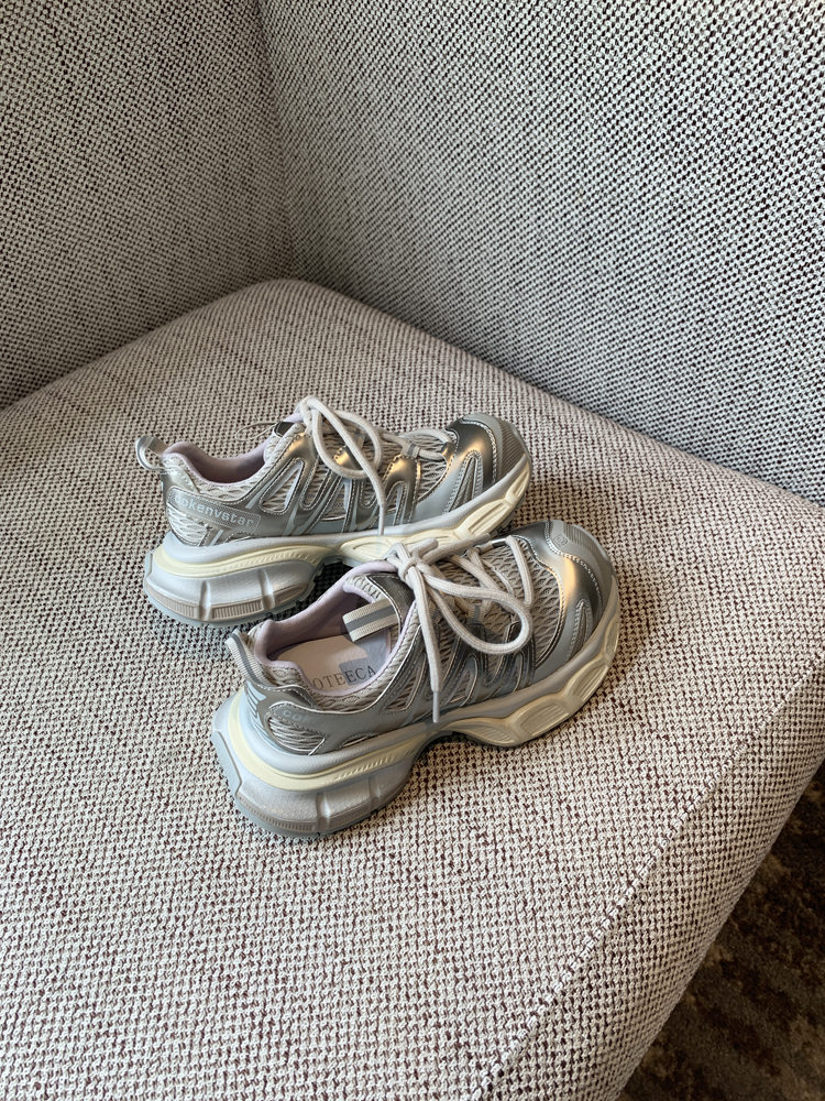 Colorful Thick-Soled Dad Shoes for Women - 2025 New Style Height-Increasing Mesh Casual Sports Sneakers Colorful Thick-Soled Dad Shoes for Women - 2025 New Style Height-Increasing Mesh Casual Sports Sneakers