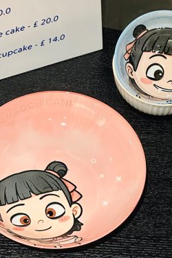 Colorful Underglaze Ceramic Dinner Plate Set - Elegant Tableware for Home, 2025 Model, Unique Design, Perfect for Dining and Decor