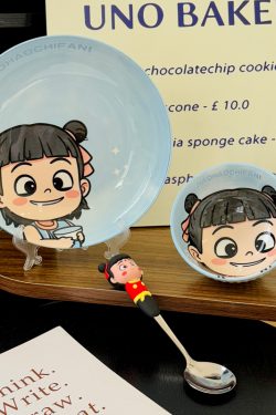 Colorful Underglaze Ceramic Dinner Plate Set - Elegant Tableware for Home, 2025 Model, Unique Design, Perfect for Dining and Decor