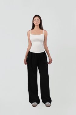 Comfortable Cool Feel Straight-Leg Casual Long Pants for Men - Versatile Everyday Wear in Trendy 90s Style