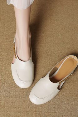 Comfortable Open-Toe Leather Sandals for Women - Breathable Flat Slippers, Italian Style Fashion