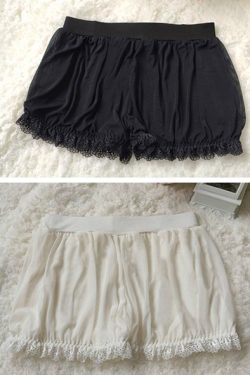 Comfortable Pudding Bear jk Leggings Safety Pants - Pumpkin Puff Pants for Coverage, Non-Tight Fit, Perfect for Y2K Style