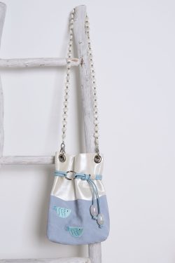 Compact Beaded Fish Tank Bag for Women - 2025 Summer Crossbody Phone Bag, Cute Small Shoulder Bag