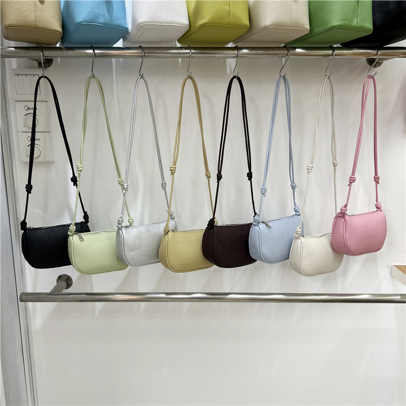 Compact Soft Leather Lychee Pattern Crossbody Bag - Cute Lightweight Versatile Shoulder Phone Bag for Spring and Summer Compact Soft Leather Lychee Pattern Crossbody Bag - Cute Lightweight Versatile Shoulder Phone Bag for Spring and Summer