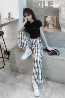 Cropped Pure Cotton Short Sleeve T-Shirt for Women, Slim Fit, Solid Color Round Neck Top - Versatile Summer 2025 Essential