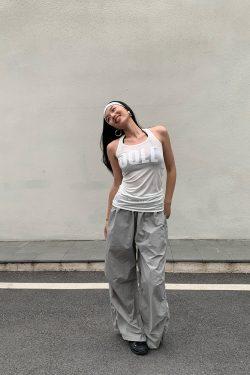 Cross-Back Tank Dress in Semi-Transparent Tencel with Dollcore Print, High Comfort Stretch Fabric for Aesthetic Style