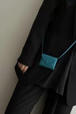 Crossbody Wallet and Envelope Card Holder - INS Style Small Waist Bag, Neck Pouch, Coin Purse - High-Quality Texture Single-Shoulder Bag