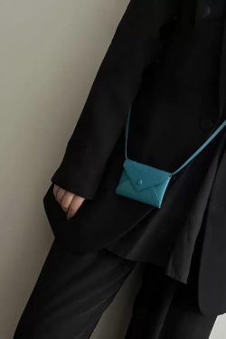 Crossbody Wallet and Envelope Card Holder - INS Style Small Waist Bag, Neck Pouch, Coin Purse - High-Quality Texture Single-Shoulder Bag