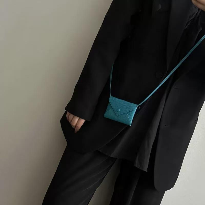 Crossbody Wallet and Envelope Card Holder - INS Style Small Waist Bag, Neck Pouch, Coin Purse - High-Quality Texture Single-Shoulder Bag Crossbody Wallet and Envelope Card Holder - INS Style Small Waist Bag, Neck Pouch, Coin Purse - High-Quality Texture Single-Shoulder Bag