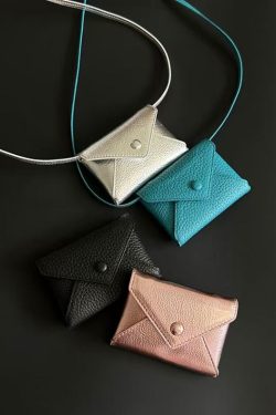 Crossbody Wallet and Envelope Card Holder - INS Style Small Waist Bag, Neck Pouch, Coin Purse - High-Quality Texture Single-Shoulder Bag