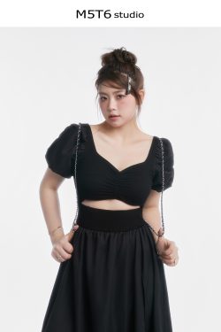 Curvy Minimalist Hepburn Style Split Dress - Elegant Long Skirt in Main Colors for 90s and Y2K Fashion Lovers