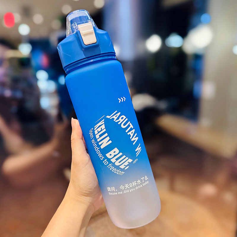 Cute 1L Plastic Straw Cup - High-Quality Graduation Water Bottle for Students, Perfect Gift for School and Summer Activities Cute 1L Plastic Straw Cup - High-Quality Graduation Water Bottle for Students, Perfect Gift for School and Summer Activities