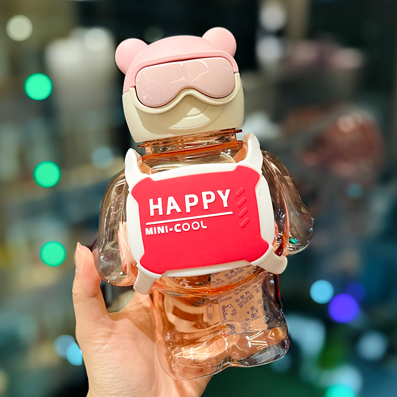 Cute 1L Plastic Straw Cup - High-Quality Graduation Water Bottle for Students, Perfect Gift for School and Summer Activities Cute 1L Plastic Straw Cup - High-Quality Graduation Water Bottle for Students, Perfect Gift for School and Summer Activities