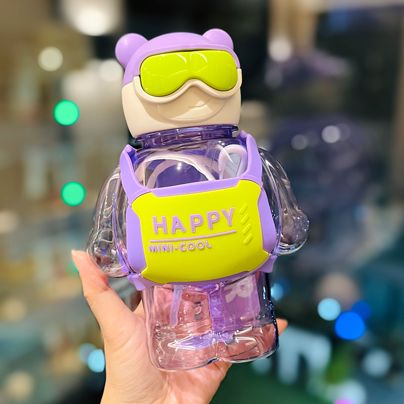 Cute 1L Plastic Straw Cup - High-Quality Graduation Water Bottle for Students, Perfect Gift for School and Summer Activities Cute 1L Plastic Straw Cup - High-Quality Graduation Water Bottle for Students, Perfect Gift for School and Summer Activities