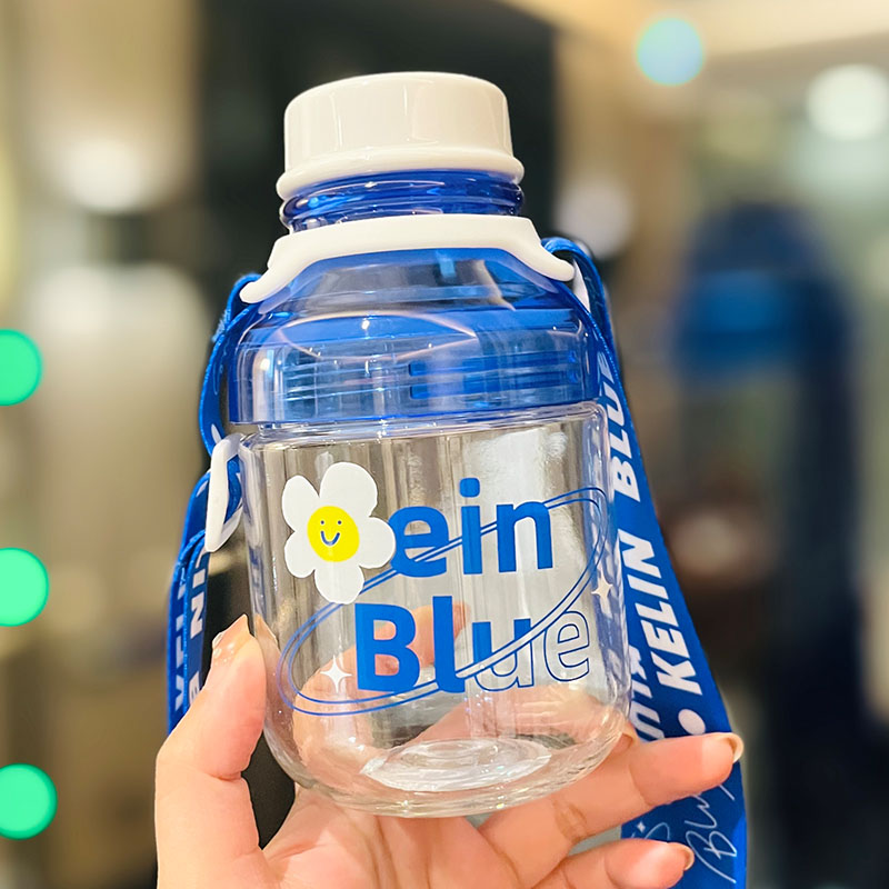 Cute 1L Plastic Straw Cup - High-Quality Graduation Water Bottle for Students, Perfect Gift for School and Summer Activities Cute 1L Plastic Straw Cup - High-Quality Graduation Water Bottle for Students, Perfect Gift for School and Summer Activities