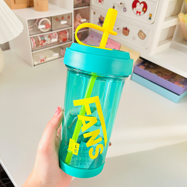 Cute 1L Plastic Straw Cup - High-Quality Graduation Water Bottle for Students, Perfect Gift for School and Summer Activities Cute 1L Plastic Straw Cup - High-Quality Graduation Water Bottle for Students, Perfect Gift for School and Summer Activities