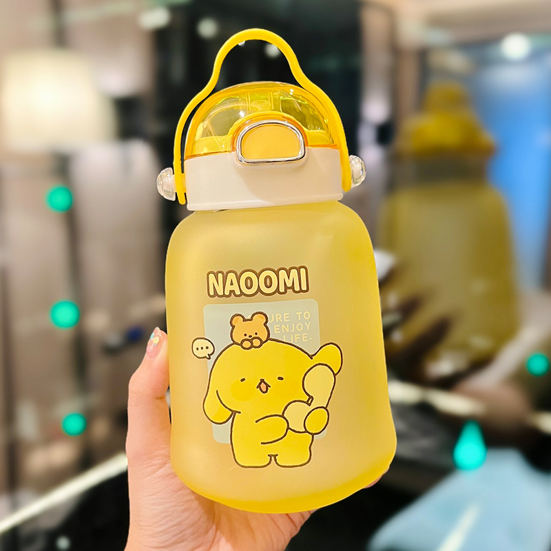 Cute 1L Plastic Straw Cup - High-Quality Graduation Water Bottle for Students, Perfect Gift for School and Summer Activities Cute 1L Plastic Straw Cup - High-Quality Graduation Water Bottle for Students, Perfect Gift for School and Summer Activities