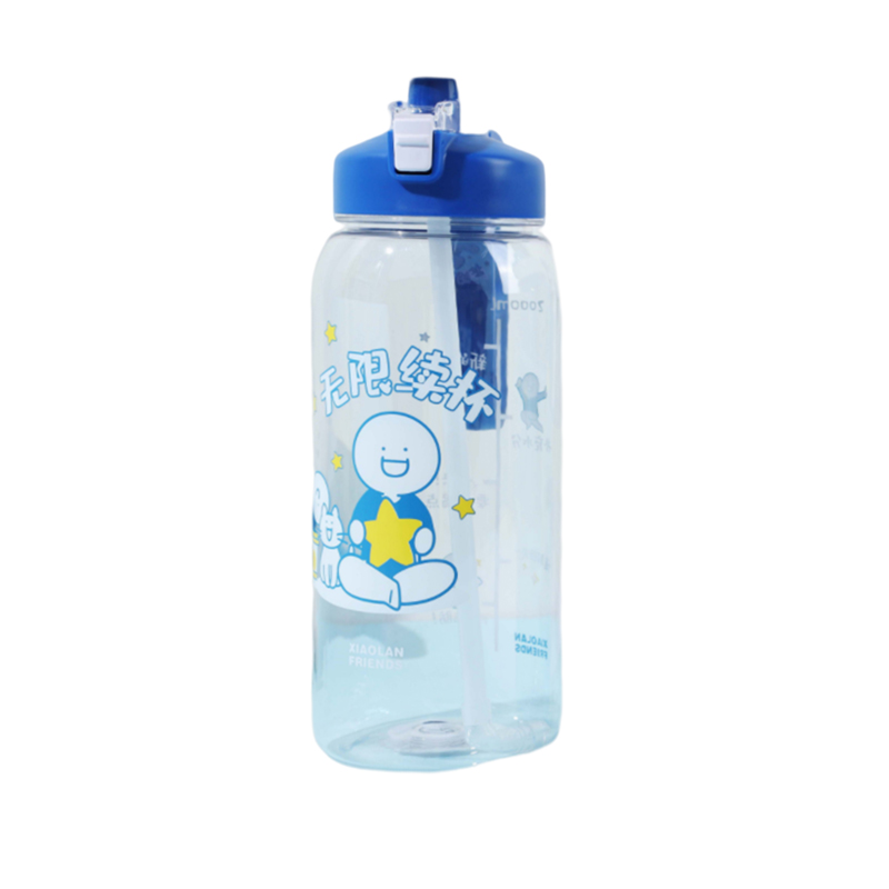 Cute 1L Plastic Straw Cup - High-Quality Graduation Water Bottle for Students, Perfect Gift for School and Summer Activities Cute 1L Plastic Straw Cup - High-Quality Graduation Water Bottle for Students, Perfect Gift for School and Summer Activities