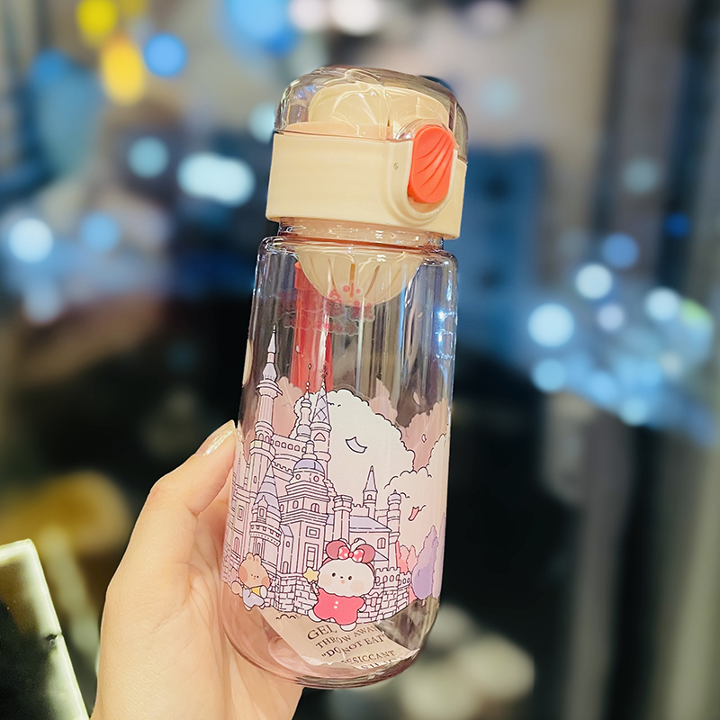 Cute 1L Plastic Straw Cup - High-Quality Graduation Water Bottle for Students, Perfect Gift for School and Summer Activities Cute 1L Plastic Straw Cup - High-Quality Graduation Water Bottle for Students, Perfect Gift for School and Summer Activities