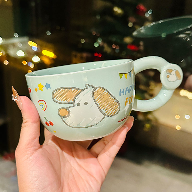Cute Bear Ceramic Mug with Lid and Spoon, Aesthetic Coffee Cup for Girls, Perfect for Office and Breakfast, Great Birthday Gift Cute Bear Ceramic Mug with Lid and Spoon, Aesthetic Coffee Cup for Girls, Perfect for Office and Breakfast, Great Birthday Gift