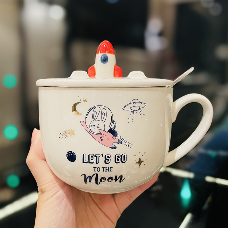 Cute Birthday Pig Ceramic Mug with Lid and Spoon - Adorable Heart Design, Creative Gift for Couples and Girls, Perfect Coffee Water Cup Cute Birthday Pig Ceramic Mug with Lid and Spoon - Adorable Heart Design, Creative Gift for Couples and Girls, Perfect Coffee Water Cup