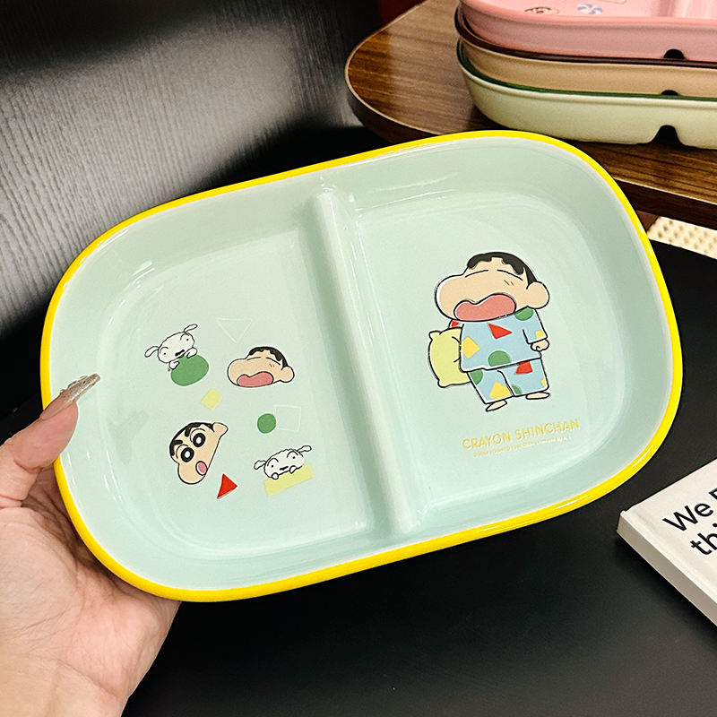 Cute Crayon Shin-chan Ceramic Tableware Set for Kids - One-Person Meal Bowl, Plate, and Milk Cup - Perfect for Breakfast Cute Crayon Shin-chan Ceramic Tableware Set for Kids - One-Person Meal Bowl, Plate, and Milk Cup - Perfect for Breakfast