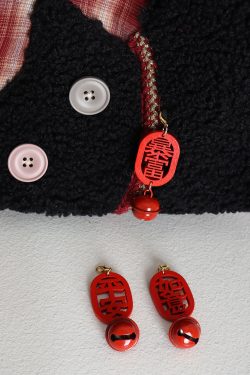 Cute Plush Cat Tote Bag - Red Series New Year Birthstone Lucky Shoulder Crossbody Bag for Y2K and Korean Style Fashion