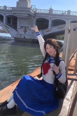 Dark Blue Sailor Suit Set - Japanese JK Uniform with Pudding Bear Design, College Style Long Skirt, Summer Fashion